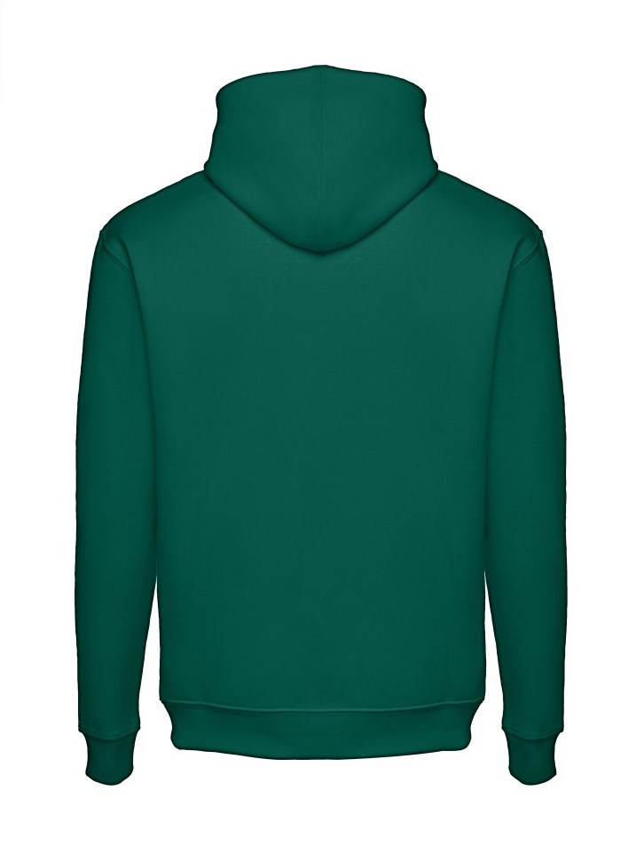 Толстовка с капюшоном унисекс PHOENIX 320, темно-зелёный-2