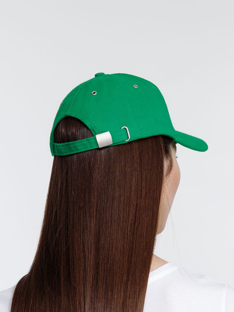 Бейсболка Standard, зеленая-5