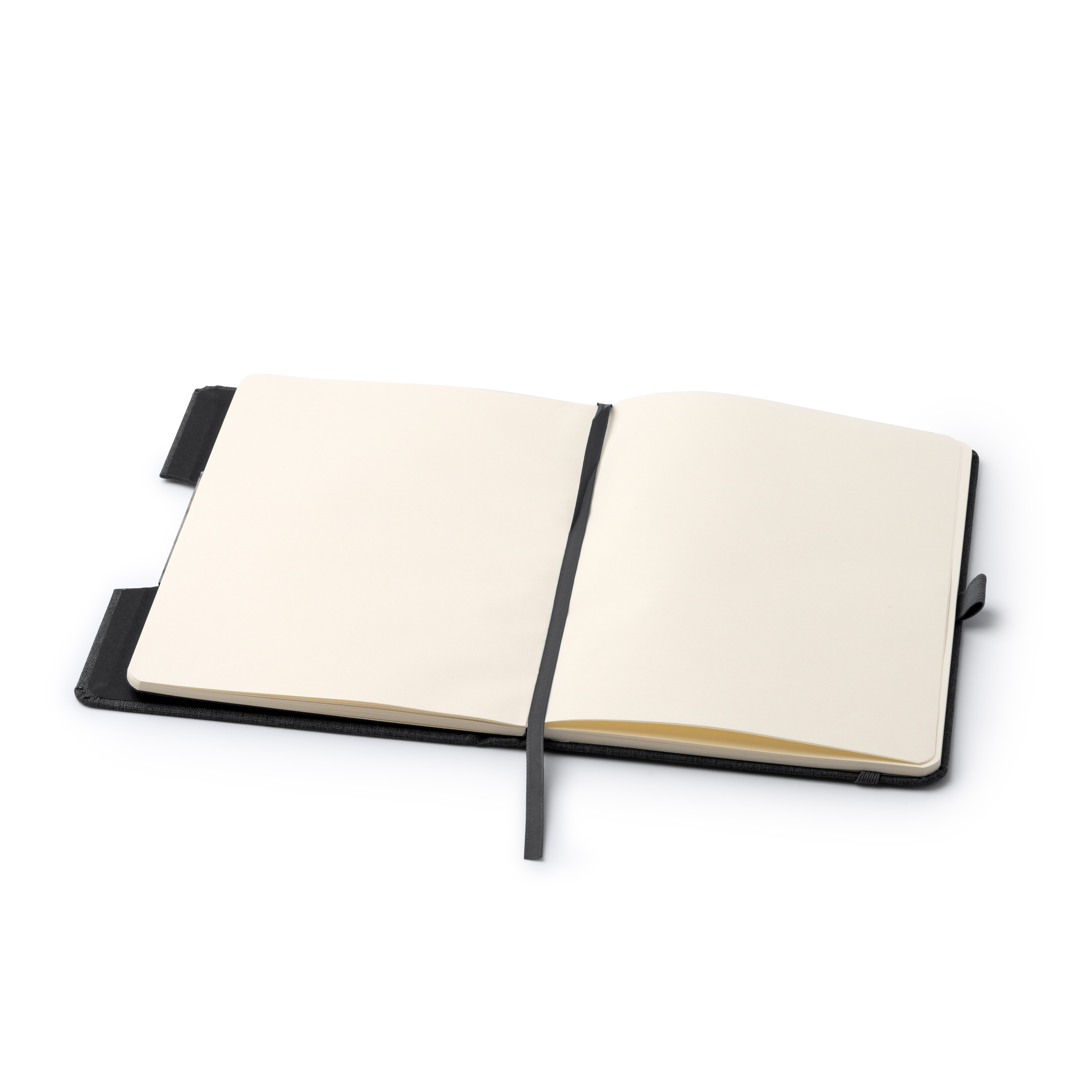 Блокнот DARIT A5 в твёрдом переплёте, Черный-2