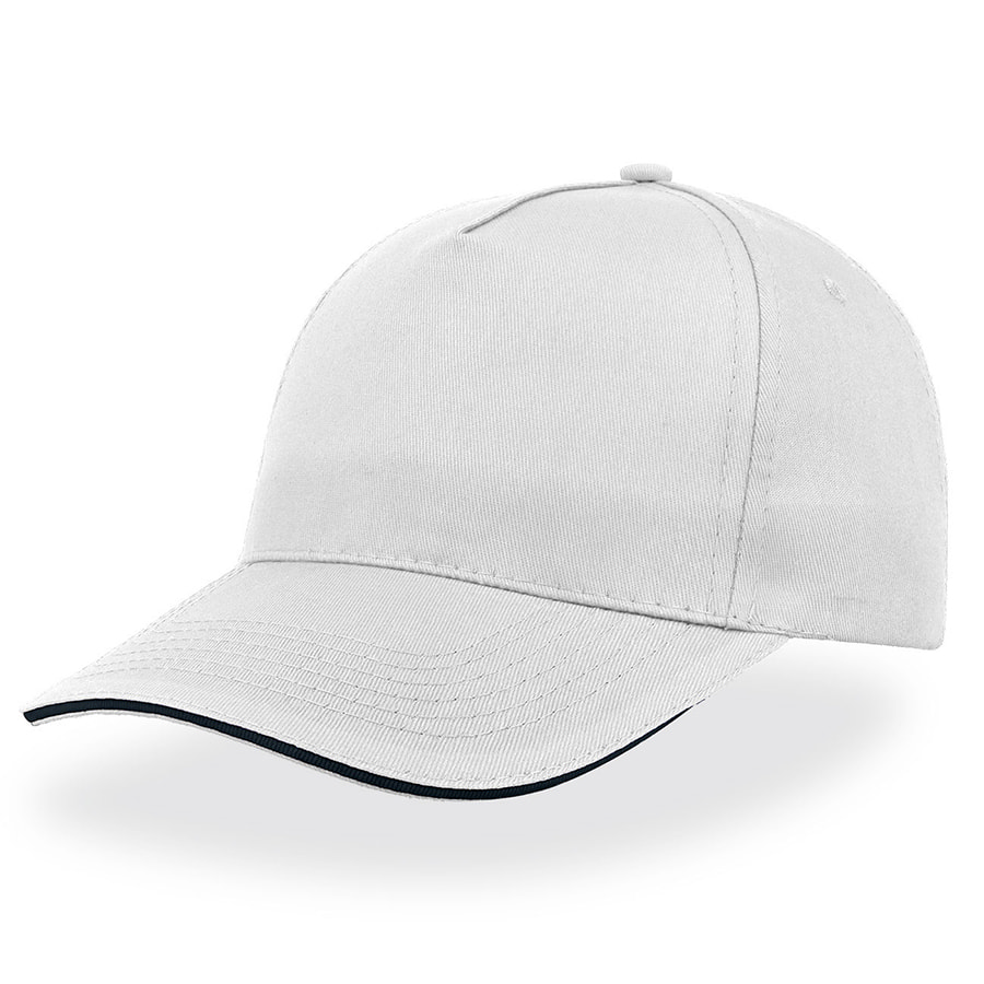 Бейсболка START FIVE SANDWICH, 5 клиньев, застежка на липучке, белый, синий-0