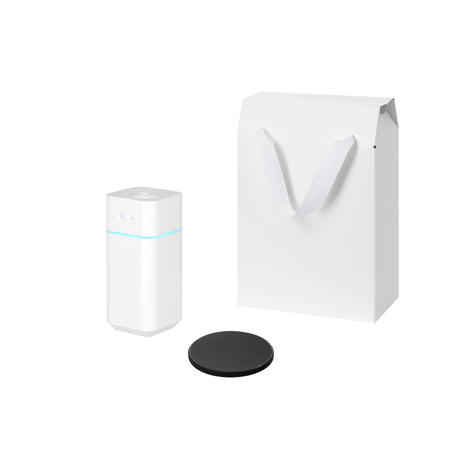 Подарочный набор Cloud NEO, Auris, черный (увлажнитель воздуха, зарядное устройство)-0