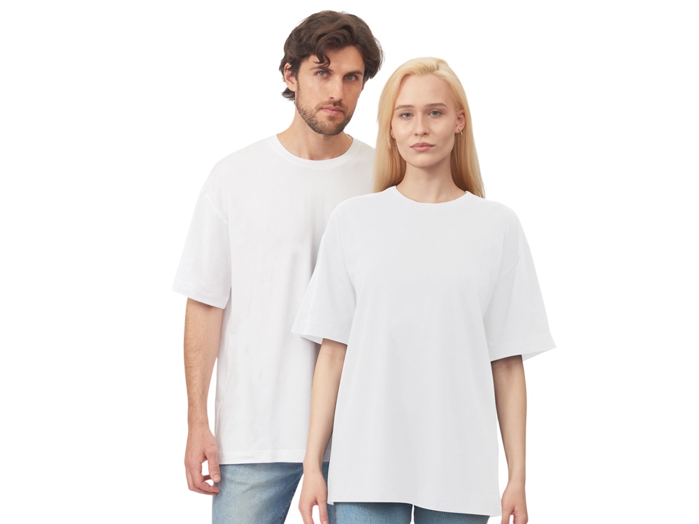 Футболка оверсайз Vienna унисекс , белый-0