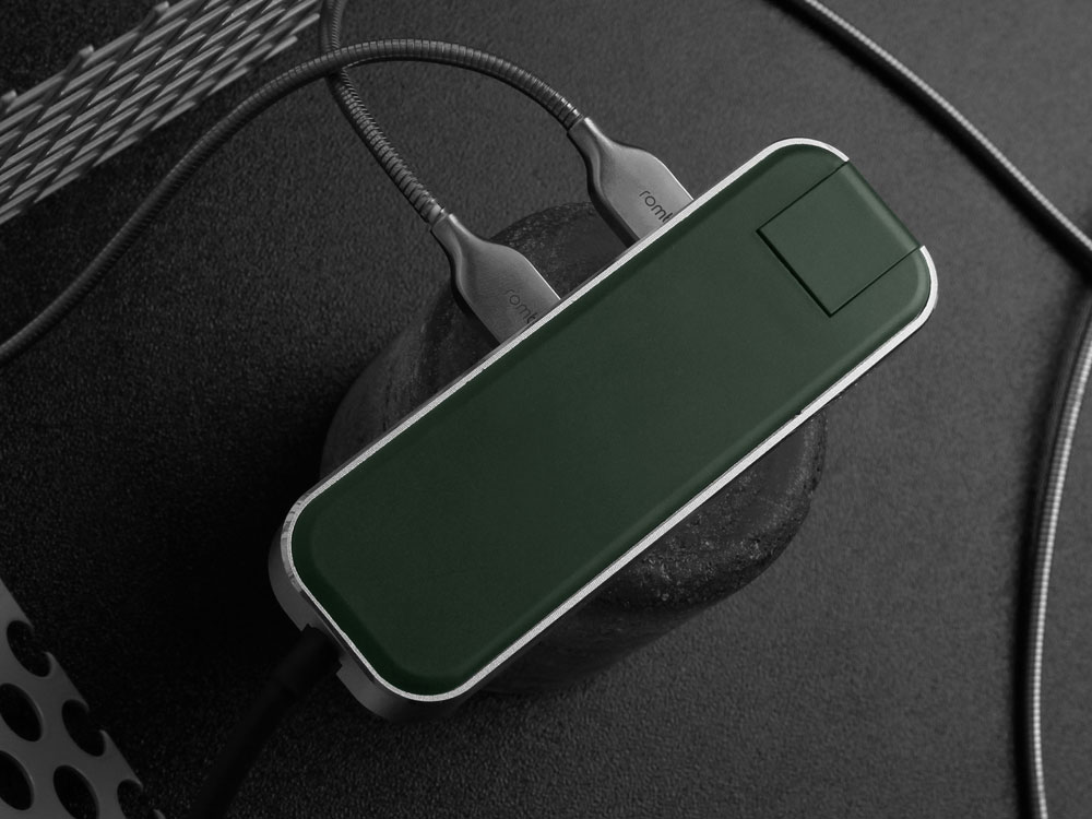 Хаб USB Rombica Type-C Chronos Green-5