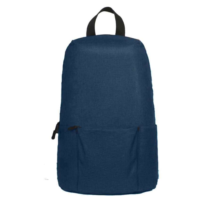 Лёгкий меланжевый рюкзак BASIC, темно-синий-3