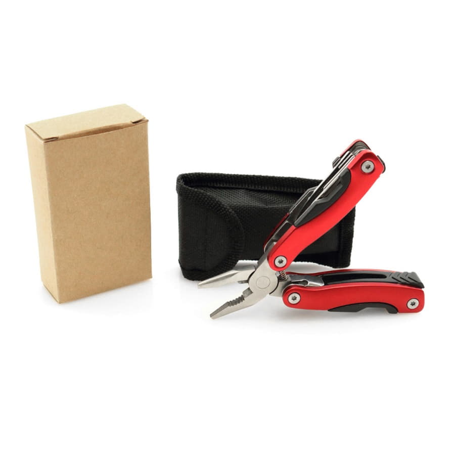 Мультитул BLAUDEN, нержавеющая сталь, пластиковая ручка, 12 функций, черный, черный-2