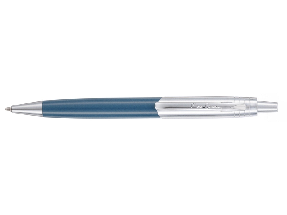 Ручка шариковая Pierre Cardin EASY. Цвет - серо-голубой. Упаковка Е-2-1