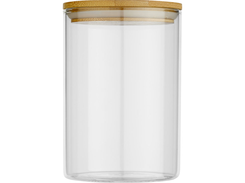 Стеклянный пищевой контейнер Boley объемом 550 мл, натуральный/прозрачный-2