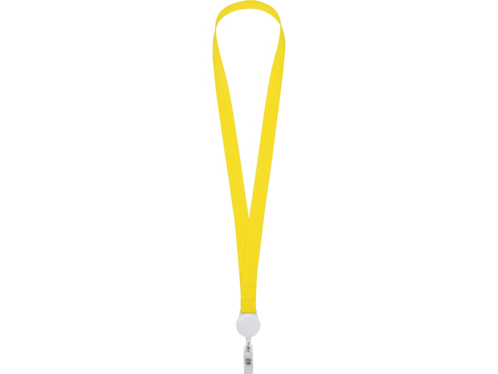 Ланьярд с ретрактором, желтый-0