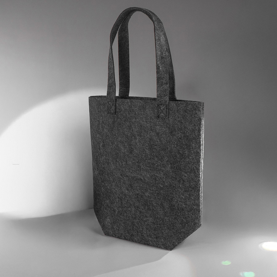 Сумка-шоппер FELTY , RPET фетр, темно-серый-2