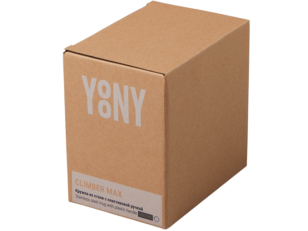 Стальная кружка с двойными стенками Climber Max, 450 мл, белый-6