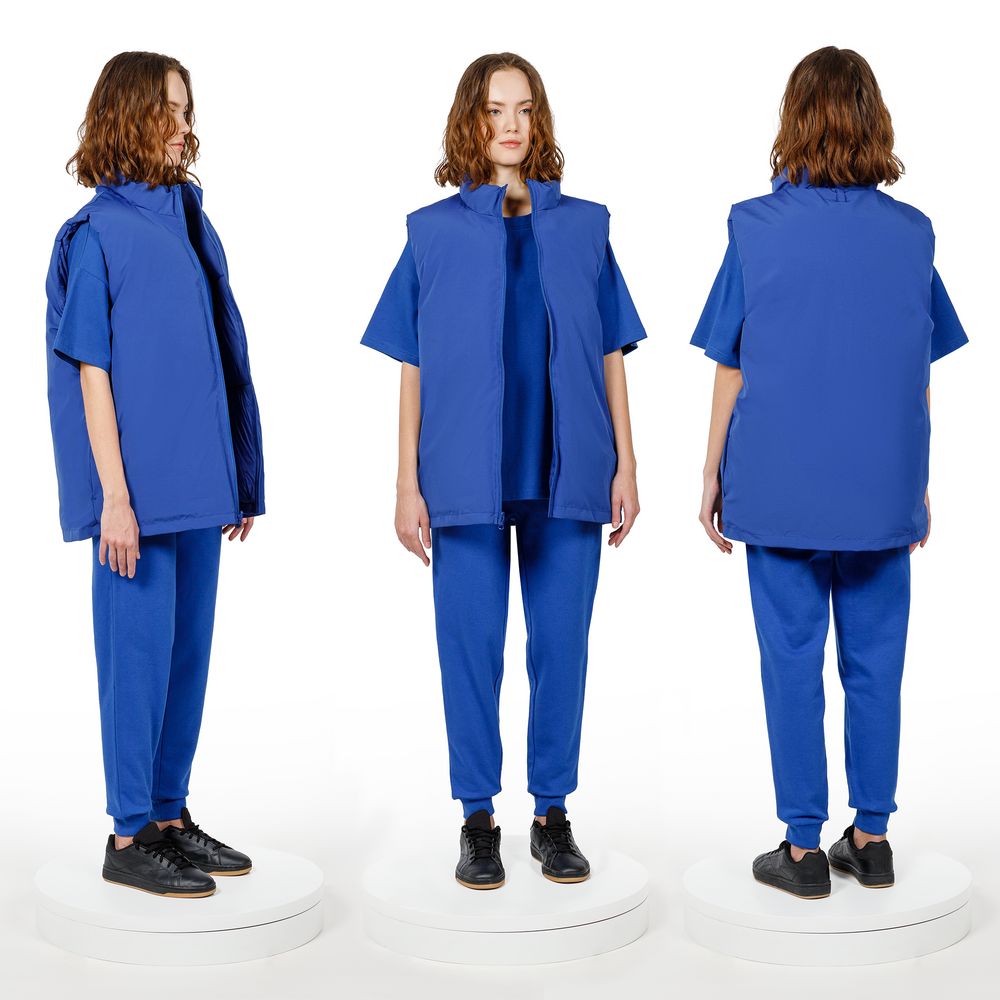 Жилет двусторонний V2, синий-4