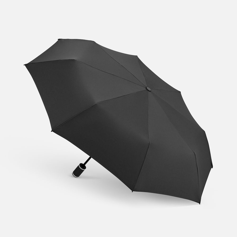 Зонт складной AOC Mini с цветными спицами, белый-1