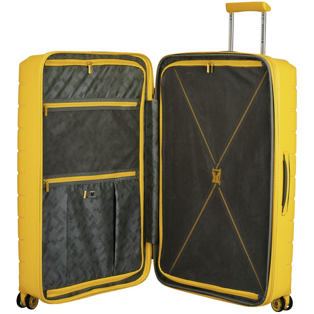 Чемодан Butterfly L, желтый-4