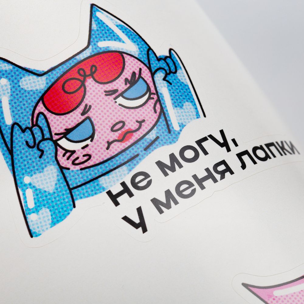Наклейки бумажные Sticker Pack на заказ, M-2