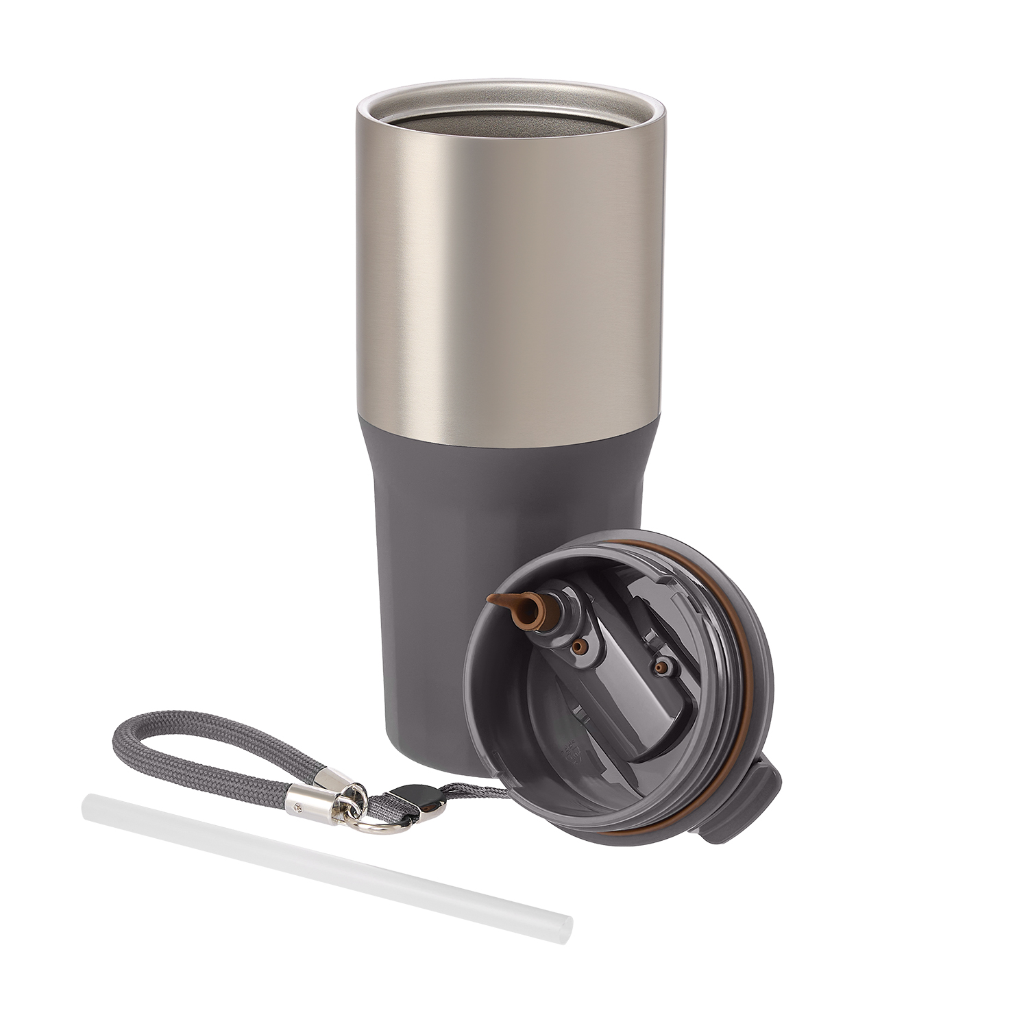 Термокружка вакуумная Авеню (Avenue), серая-6