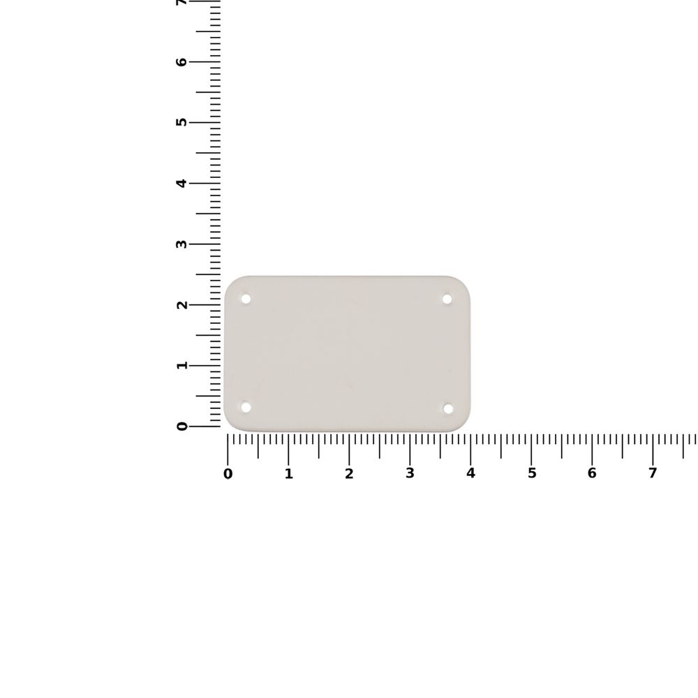 Лейбл из ПВХ Kreta, S, белый-2