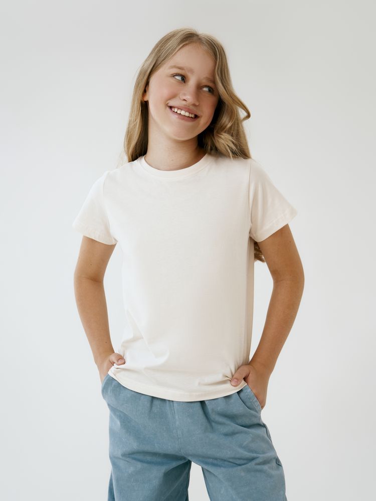 Футболка детская T-Bolka Kids, молочно-белая-3