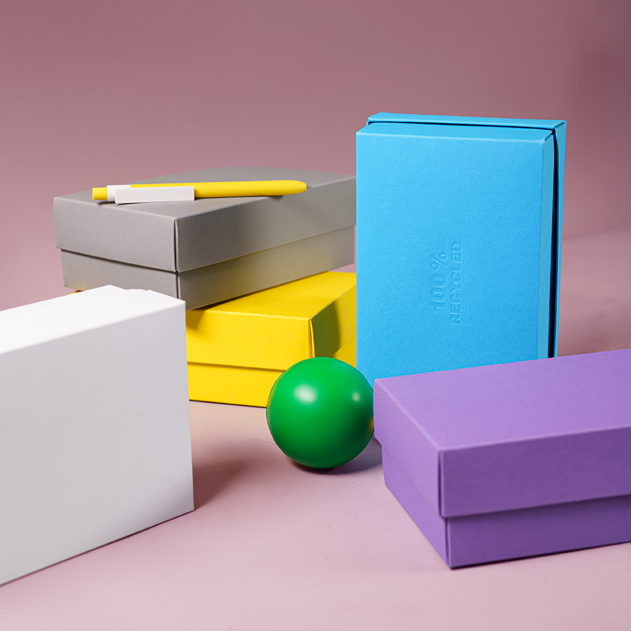 Коробка картонная, "COLOR" 11,5*6*17 см: белый, белый-4