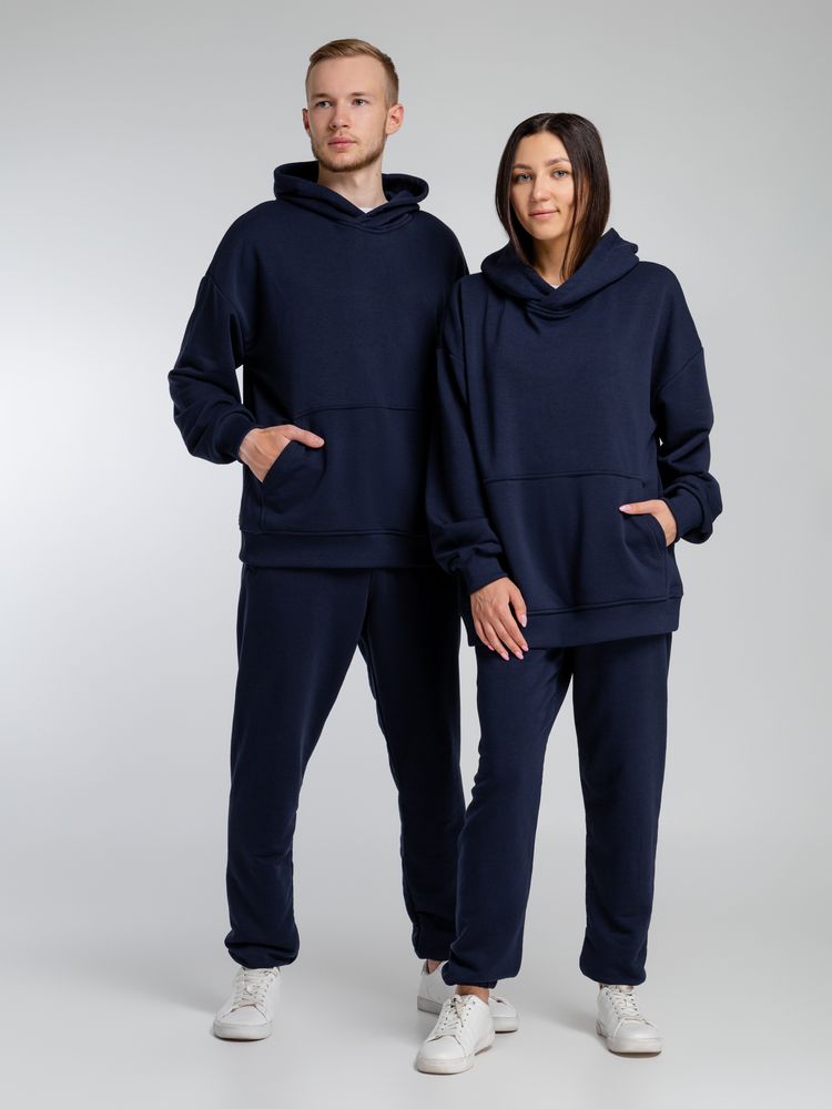 Худи оверсайз Kulonga Comfort, темно-синее-7