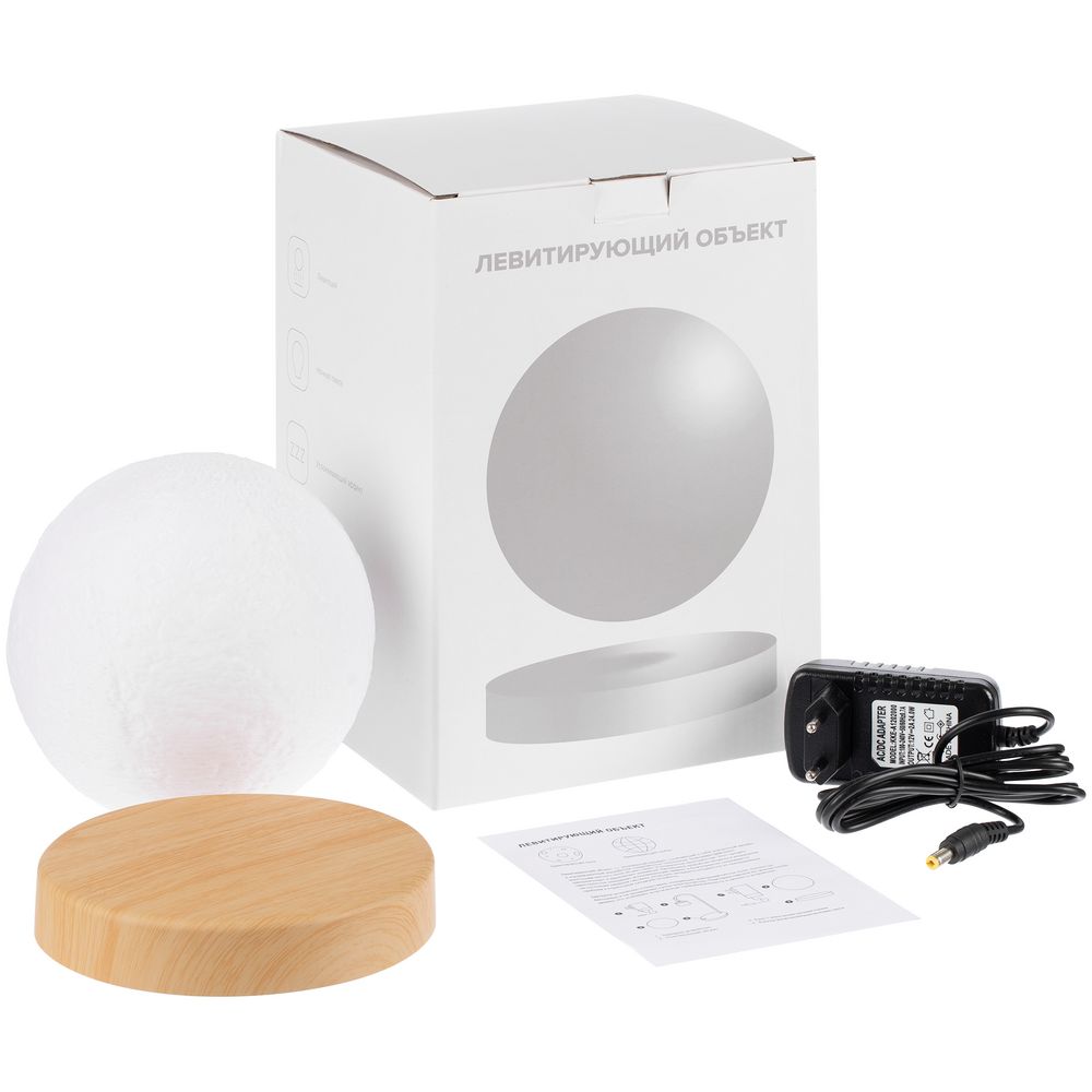 Левитирующая луна MoonFlight с пластиковой подставкой-4