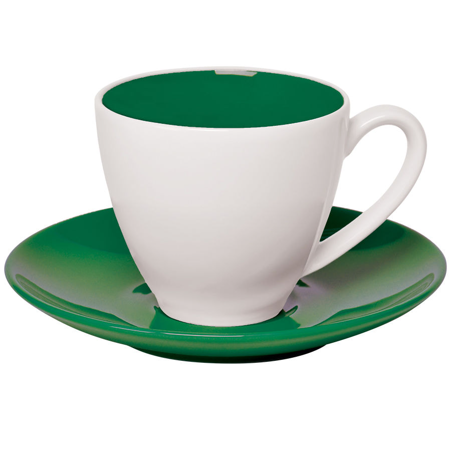 Чайная пара "Galena" в подарочной упаковке, зеленый, белый-0