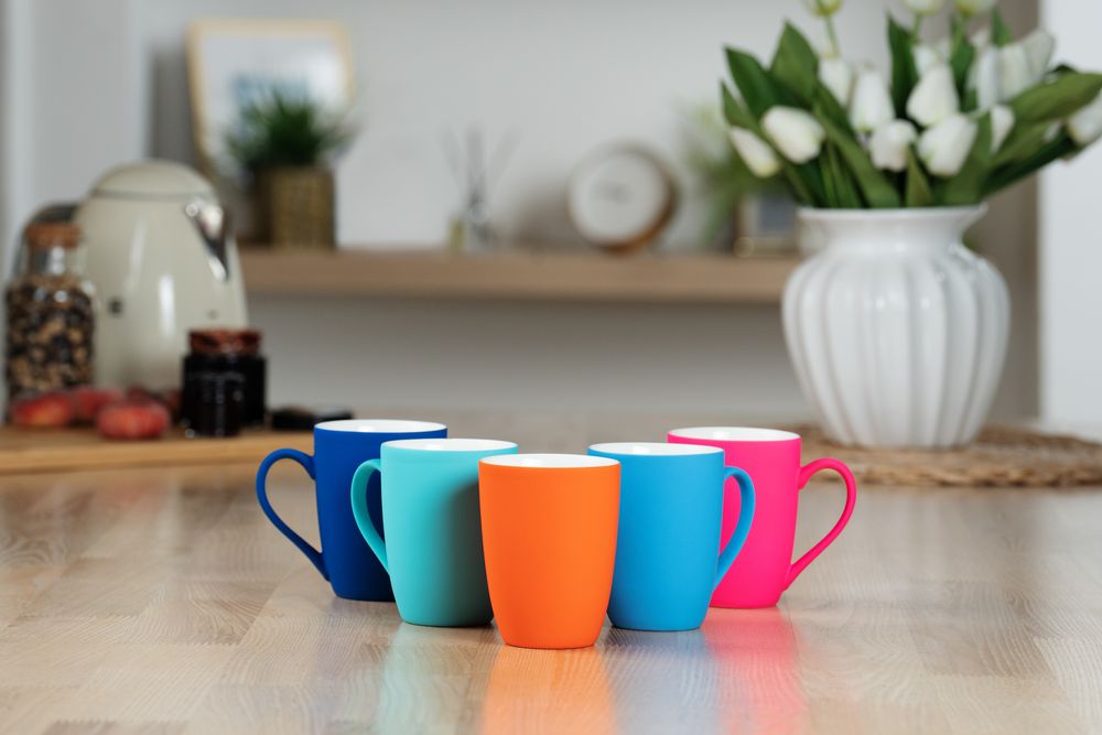 Кружка Good Morning с покрытием софт-тач, ver.2, фиолетовая-4