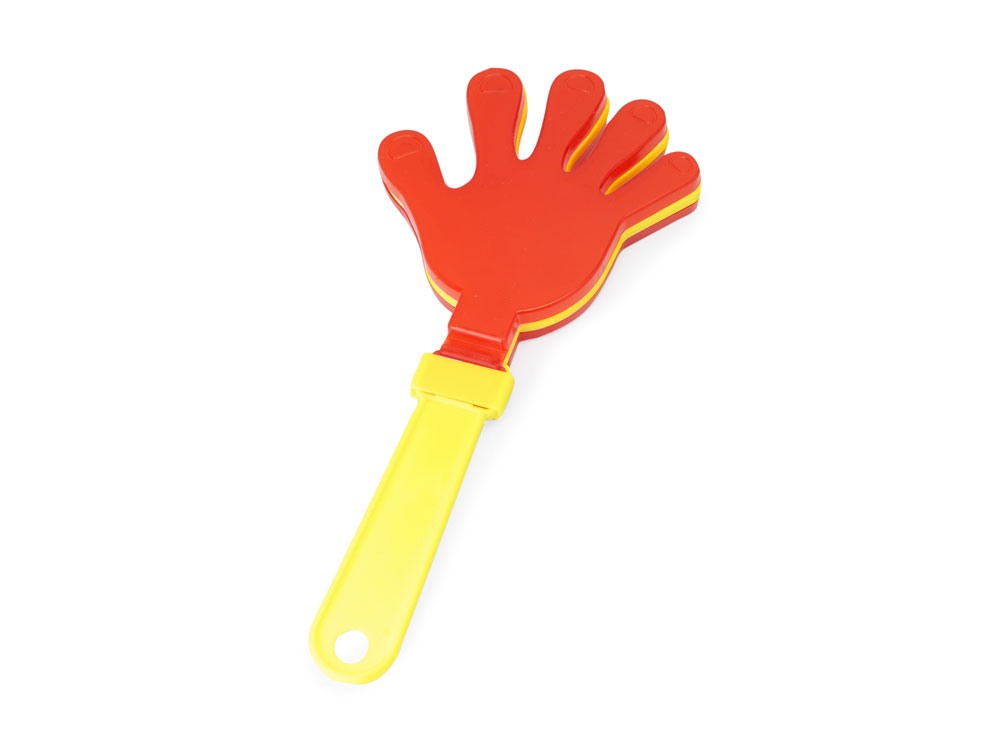 Хлопушка REVEL в форме руки, красный/желтый-1