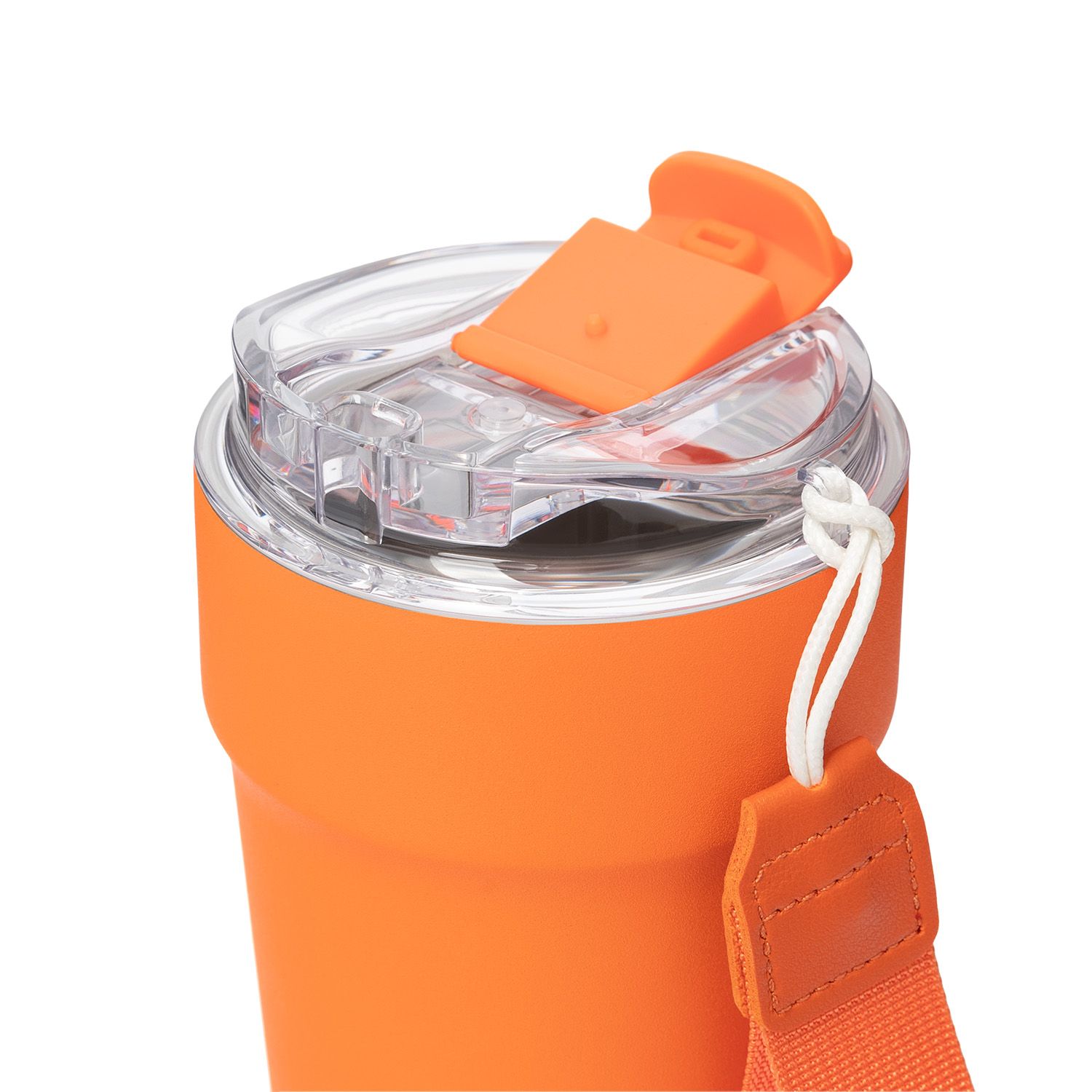 Термокружка вакуумная Monaco, оранжевая-6