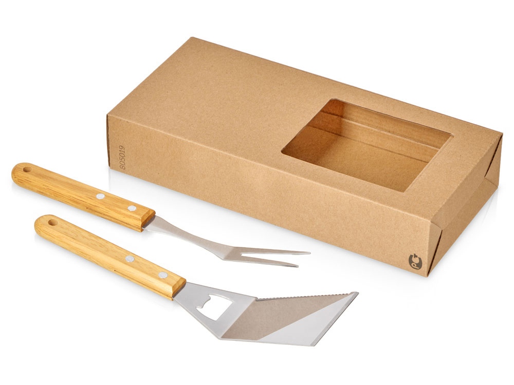 Подарочный набор для барбекю BBQ party, синий-3