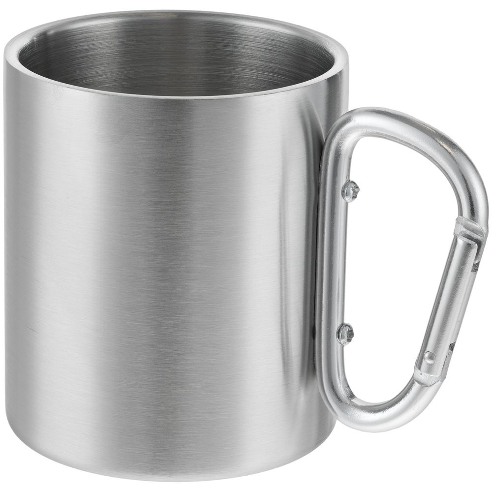 Кружка Trek, с серебристой ручкой-карабином-1