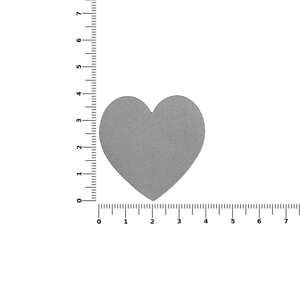 Наклейка тканевая Lunga Сor, M, серая-1