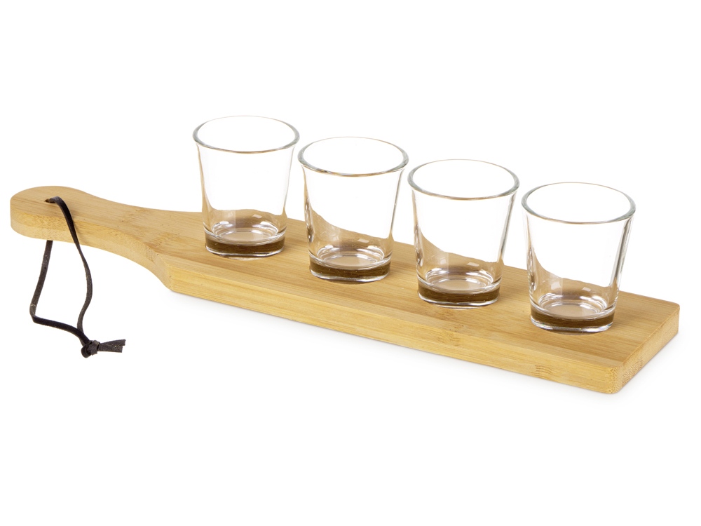 Набор стопок на бамбуковой подставке Shots-0