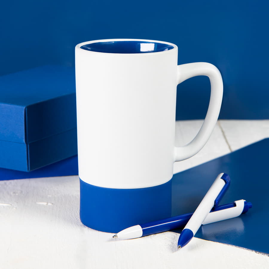 Кружка FUN 2, белый, черный-1