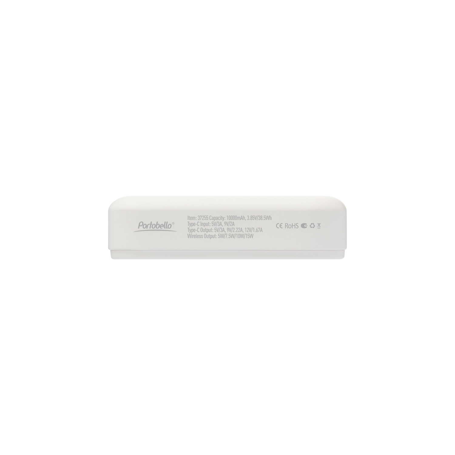 Внешний аккумулятор Юнион PD (Union PD) 10000mAh с функцией беспроводной зарядки 15W, белый-7
