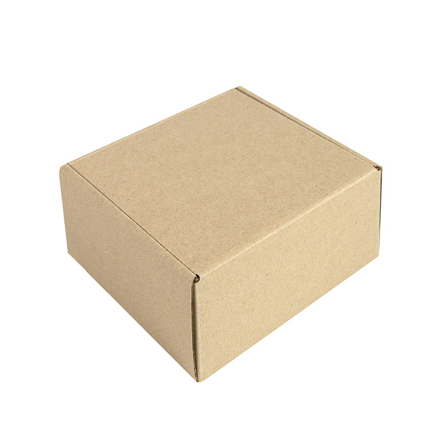Коробка подарочная mini BOX, размер 17,5  x 15,5 x 8 см, коричневый-0