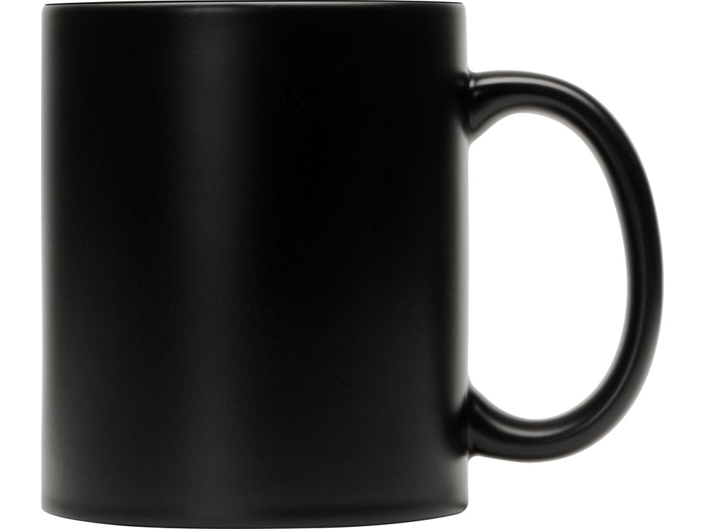 Кружка-хамелеон Surprise матовая, черный/черный-1