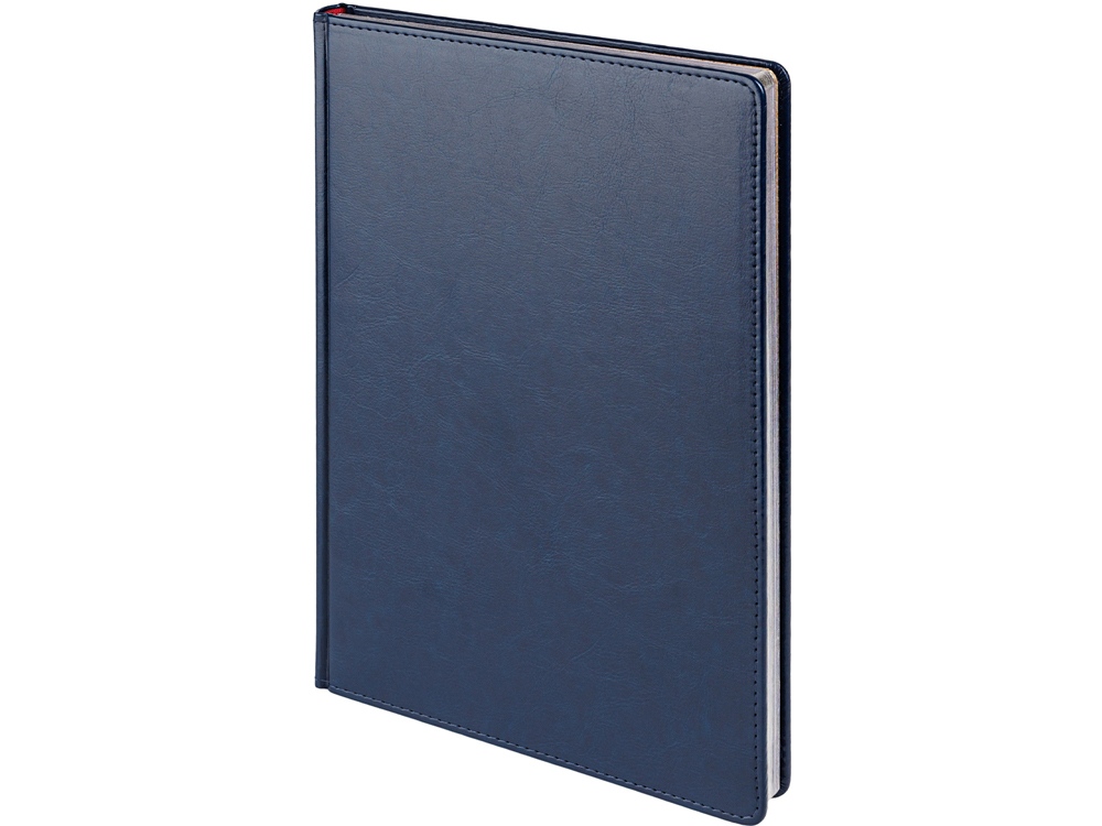 Ежедневник недатированный А4 Sidney Nebraska, синий (серебряный обрез)-0