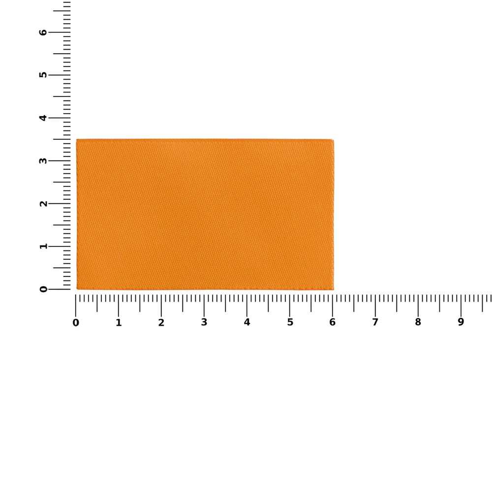 Лейбл тканевый Epsilon, M, оранжевый-1