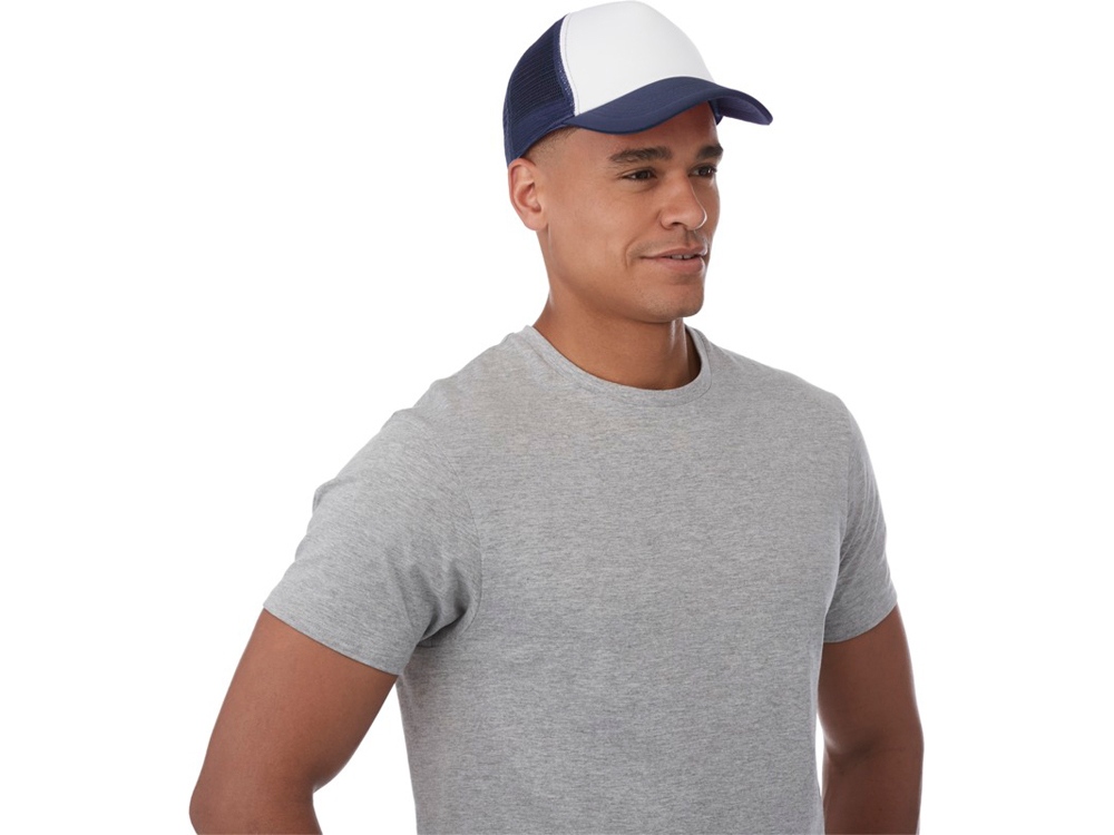 Бейсболка Trucker, темно-синий/белый-3