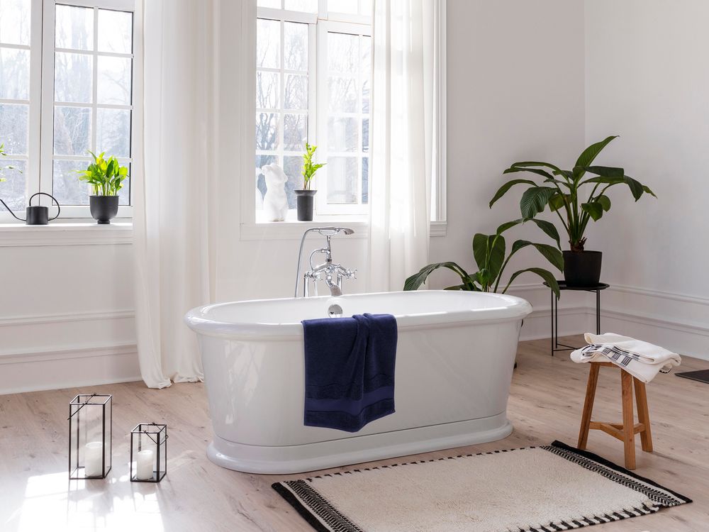 Полотенце Meliora, среднее, темно-синее-2