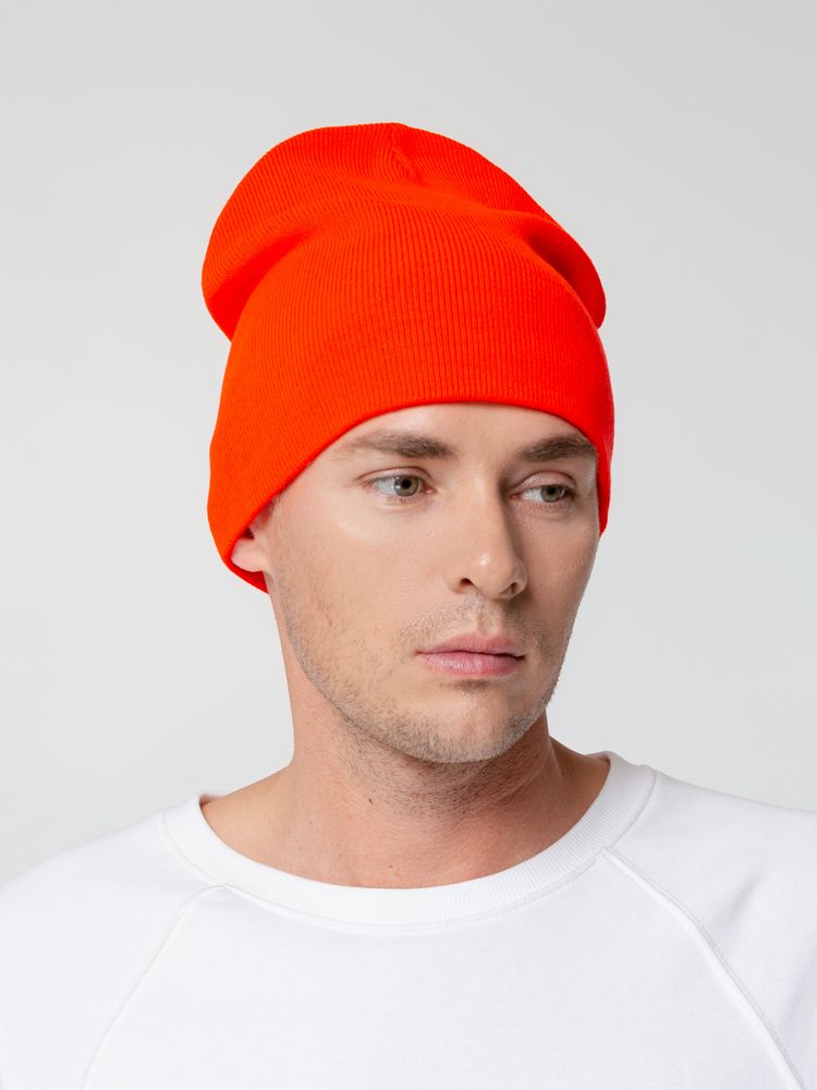 Шапка Tube Top, красная (кармин)-3