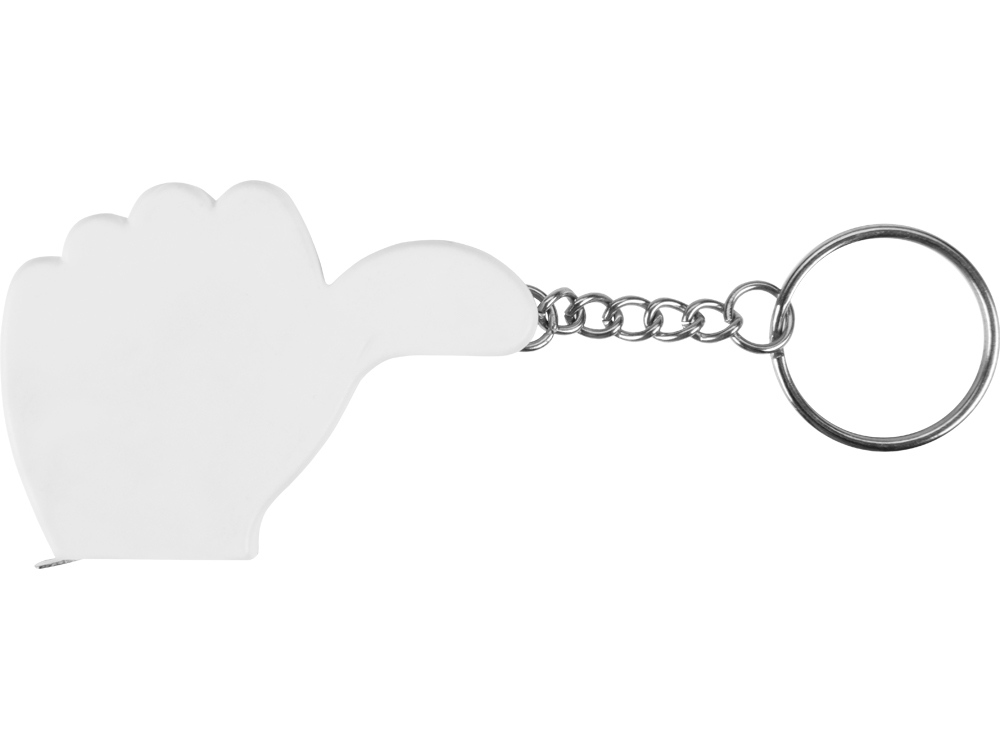 Брелок-рулетка, 1 м., белый-3