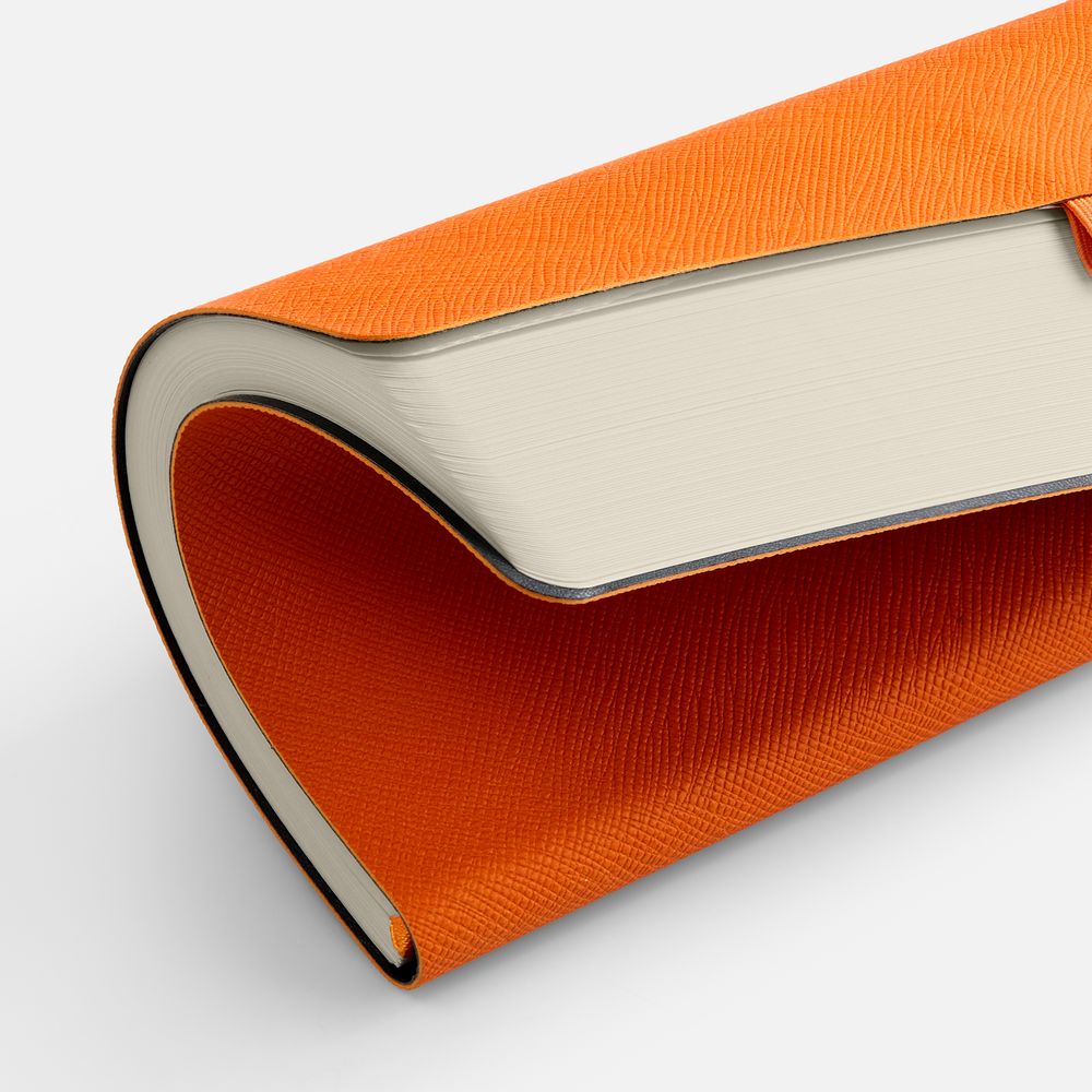 Ежедневник Lungo, недатированный, оранжевый-4