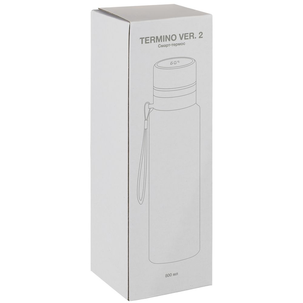 Смарт-термос Termino, ver.2, белый (молочный)-4
