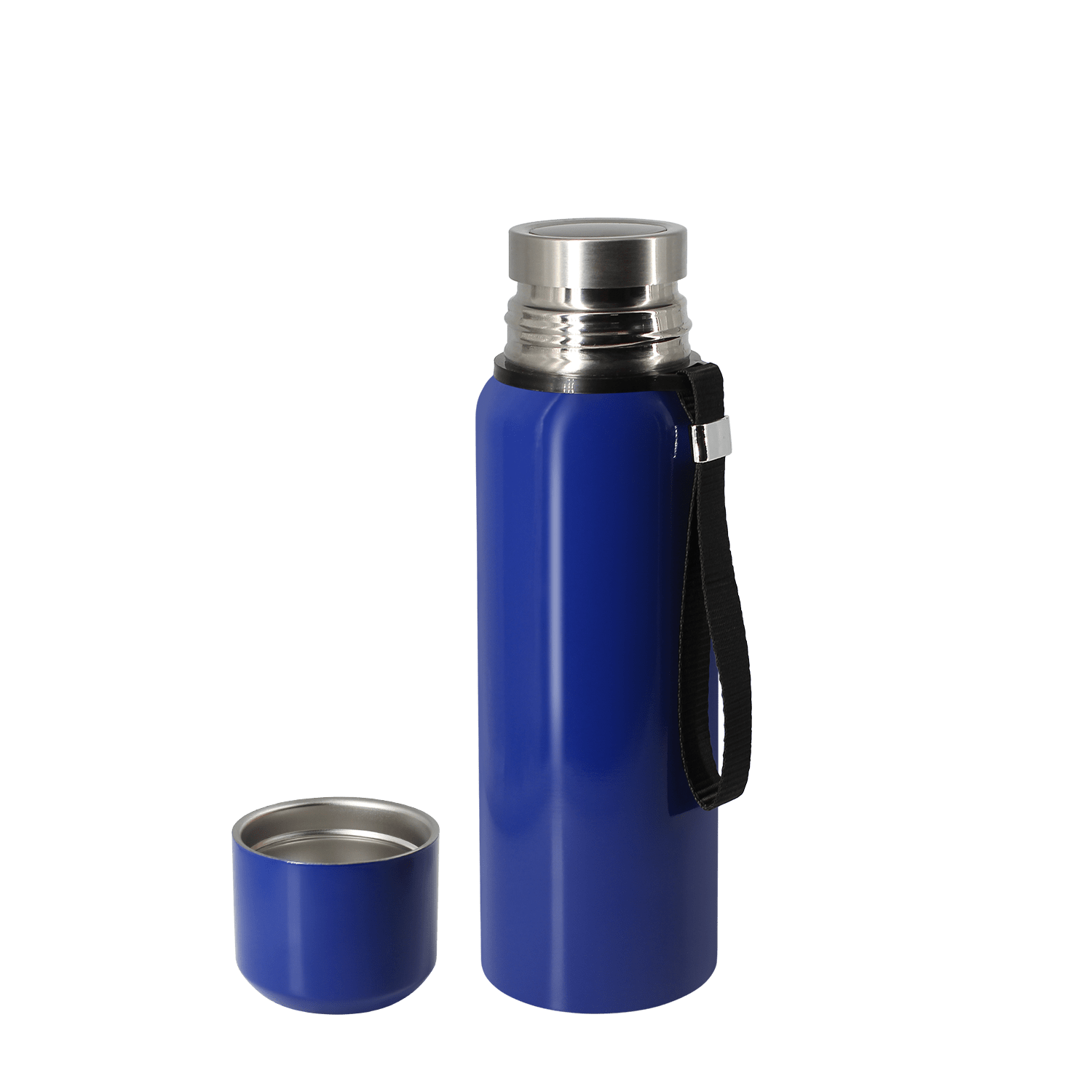 Термос S-travel New с датчиком температуры 600 мл. (синий)-2