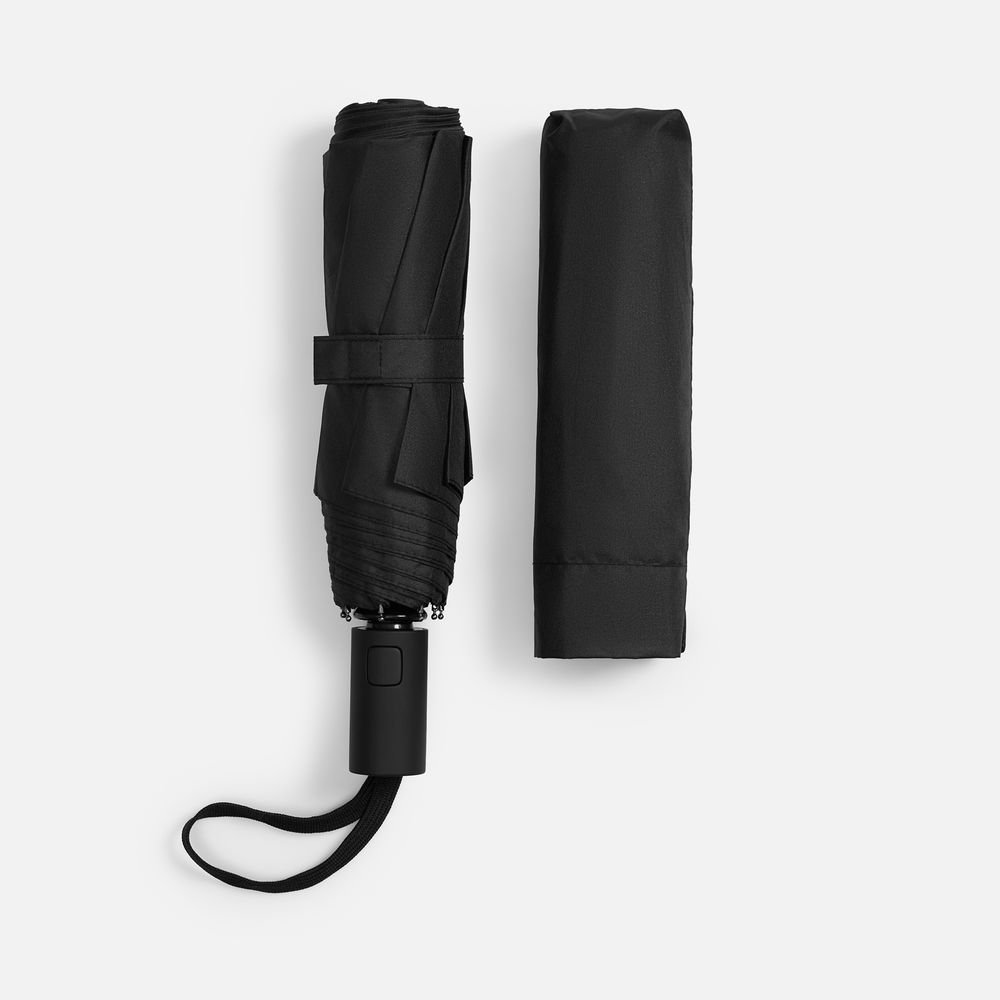 Зонт складной Cloudex, черный-2