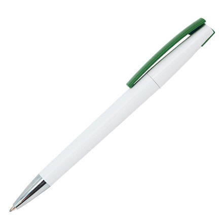 Ручка шариковая Zorro, Белый/темно-зеленый-1