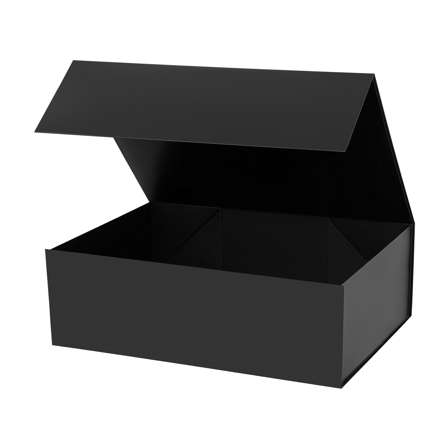 Подарочная коробка-трансформер средняя, черная-0