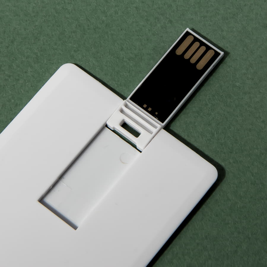USB flash-карта CARD (16 Гб), белый-5