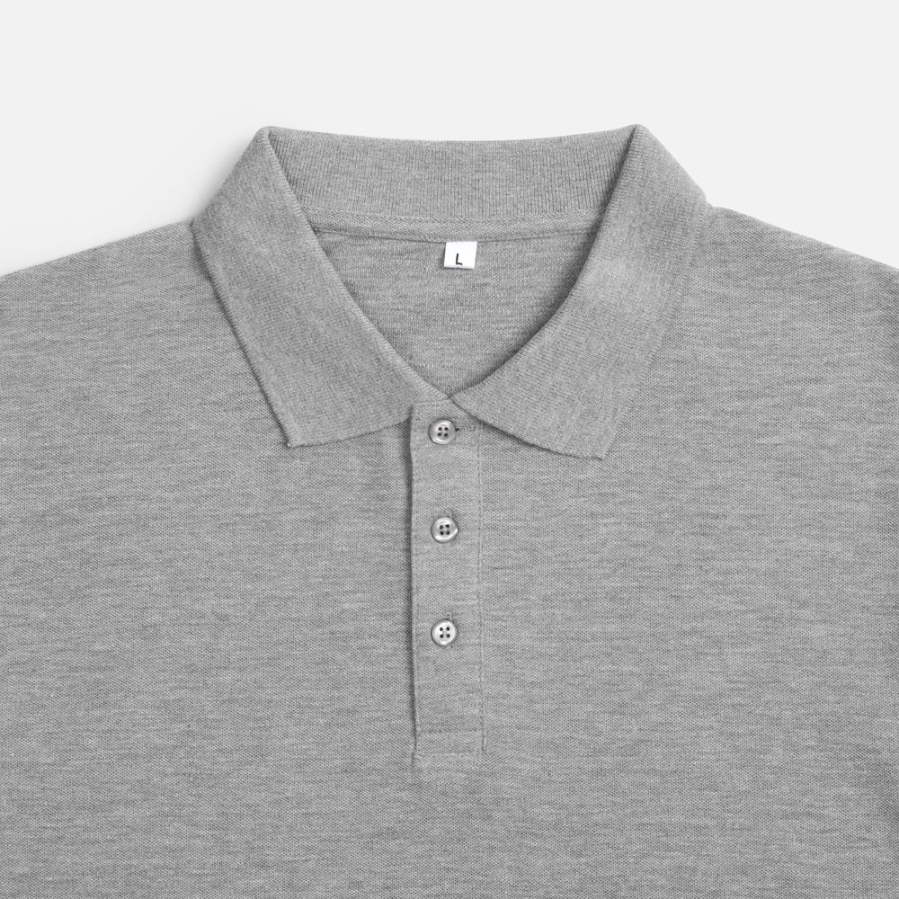 Рубашка поло унисекс Tervise, серый меланж-2